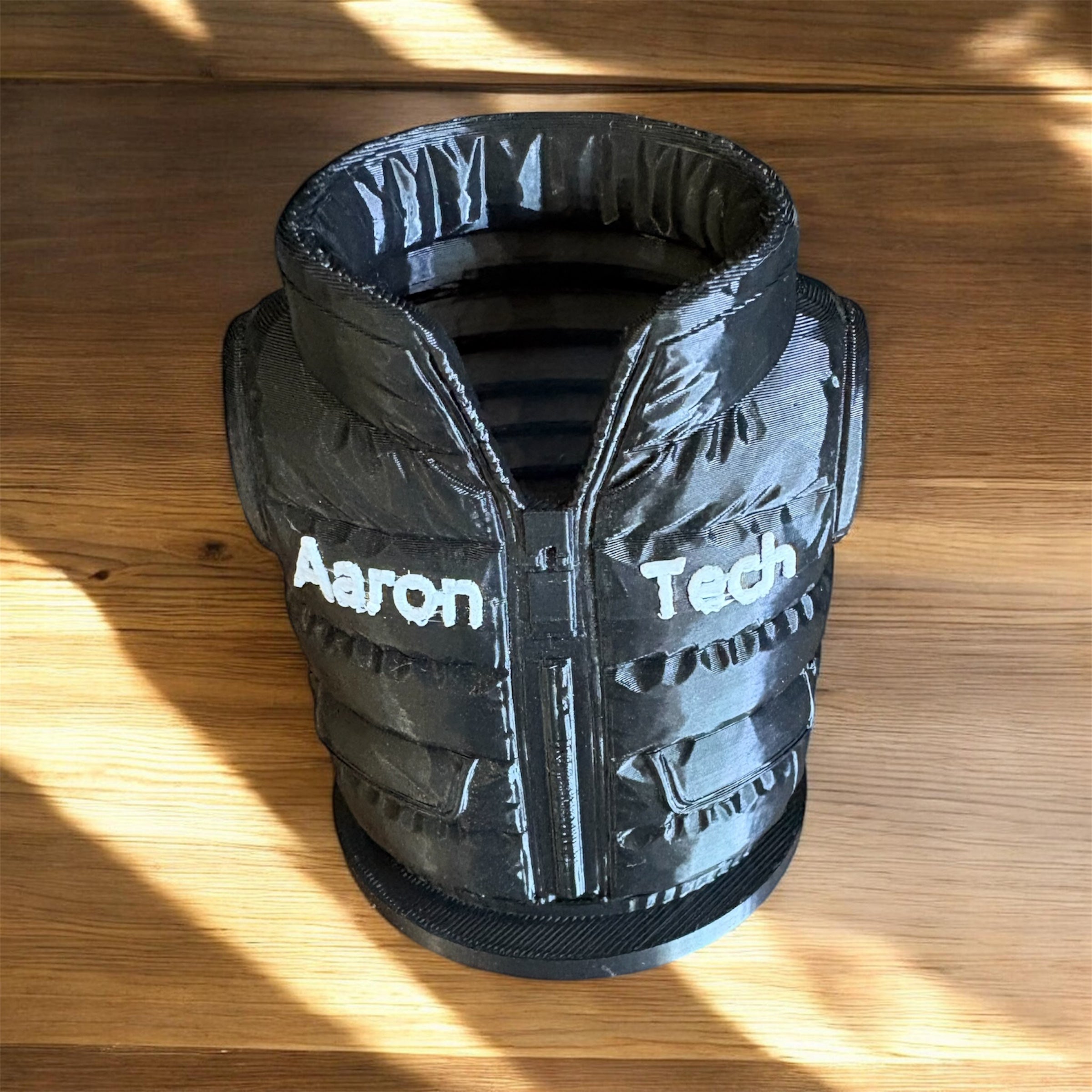 Puffer jacket Pen holders